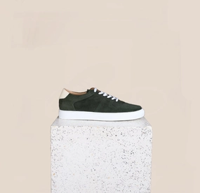 Weatherproof Coating Quick Dry Fabric Technology Palermo - Army Green Suede