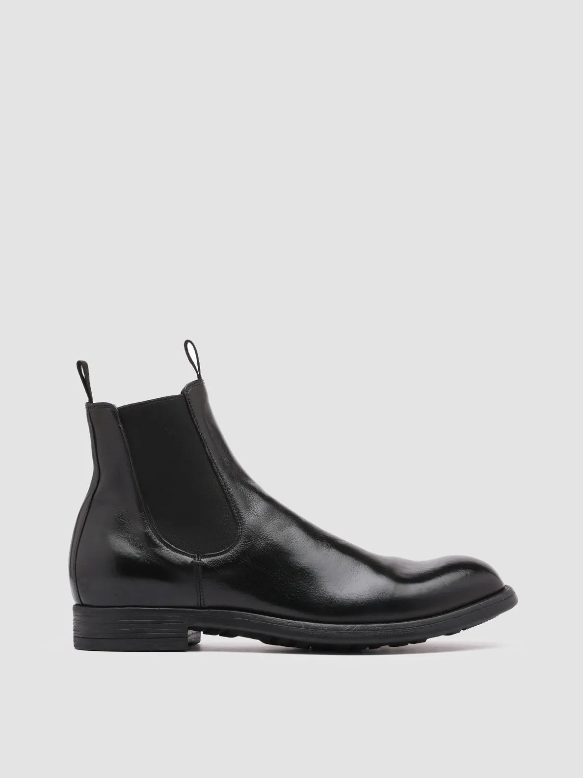Workwear Style CHRONICLE 002 - Black Leather Chelsea Boots