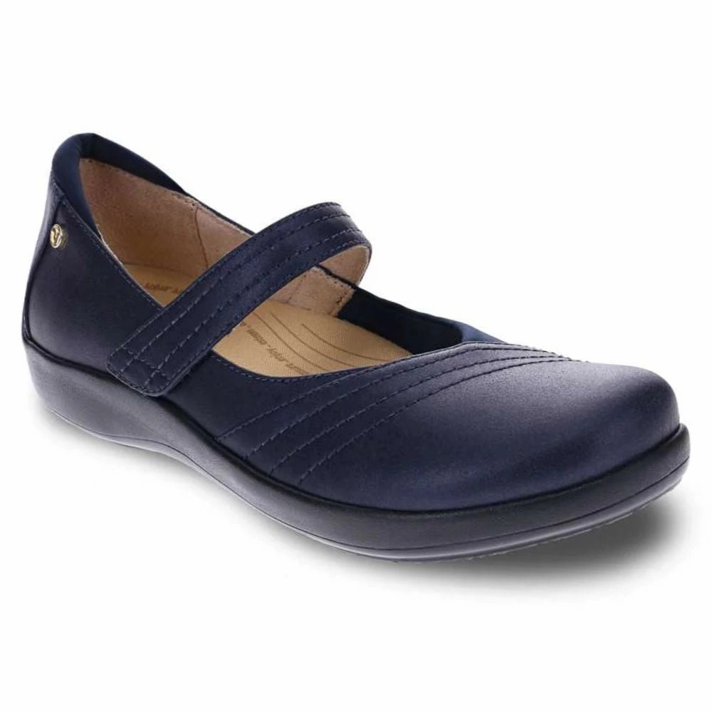 Revere Timaru Sapphire Mary Jane Shoe (Women's) Ferry Step Stylish Support
