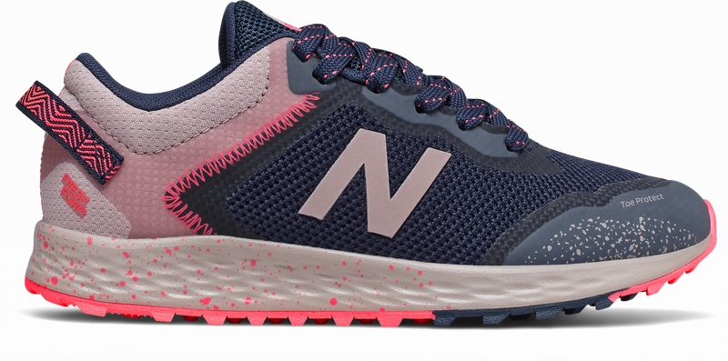 Breathable Airflow Channels Fresh Foam Arishi - Natural Indigo / Saturn Pink / Guava Lace