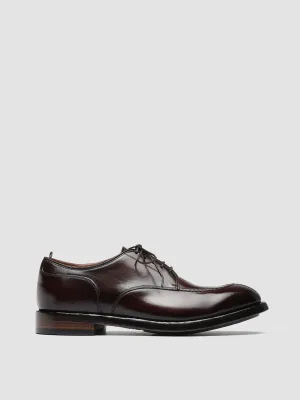 Responsive Cushion Tech Event Mode TEMPLE 005 - Burgundy Leather Derby Shoes