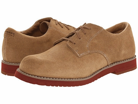 Tevin - Brown Suede Protective Toe Cap