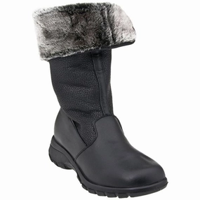 Soft Tone French Soft Toe Warmers Shelter Waterproof Boot Black Leather (Women's)