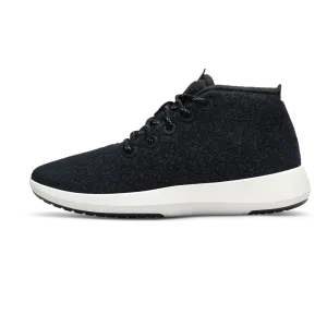 Women's Wool Runner-up Mizzles - Natural Black (Natural White Sole) - 1 Strap Mode