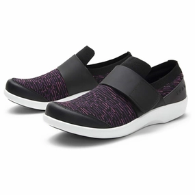 Traq? By Alegria Qwik Purple Dash Shoe (Women's) Neutral Color Blending Memory Foam Padding