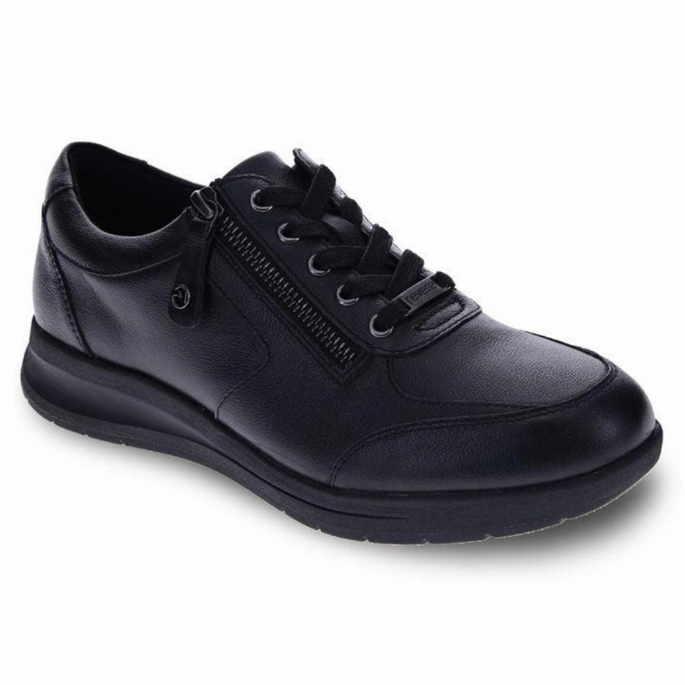 Revere Boston Black French Sneaker (Women's) Simple Pair