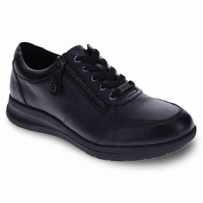 Revere Boston Black French Sneaker (Women's) Simple Pair