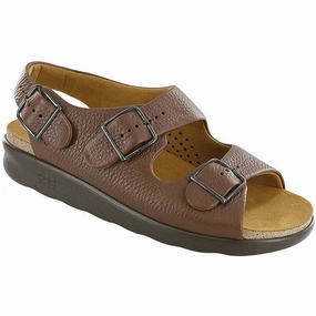 SAS Relaxed Sandal Amber Leather (Women's) Durable Rubber