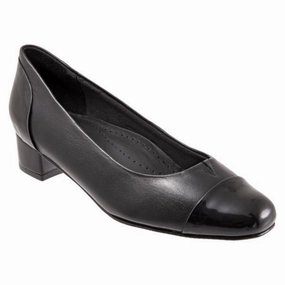 Trotters Daisy Black/Patent Leather Pump (Women's) Rooftop Spark Versatile Pair