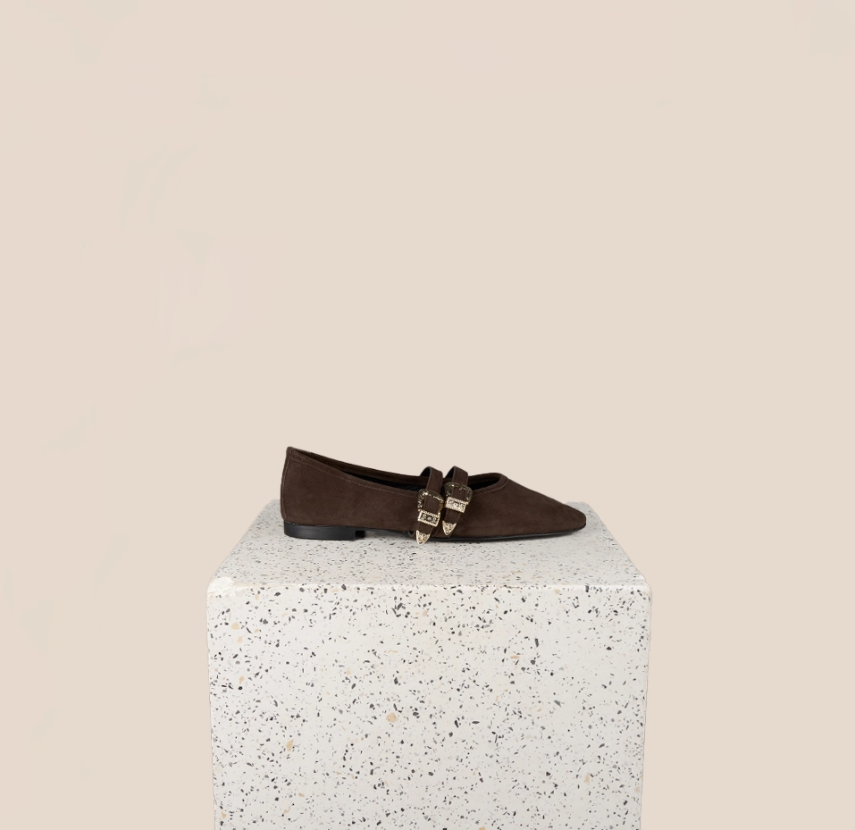 Udine - Chocolate Suede kids wear Sun Safe
