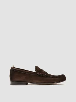 Daily Guard BALFRON 002 - Dark Brown Suede Penny Loafer