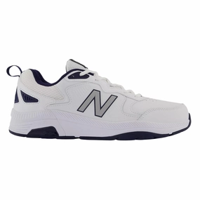 New Balance MX857V3 White/Navy/Rain Cloud Athletic Shoe (Men's) espadrilles