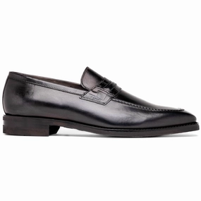 Seasonal Fit 15-703-BLK MEO Hand Burnished Loafers Black