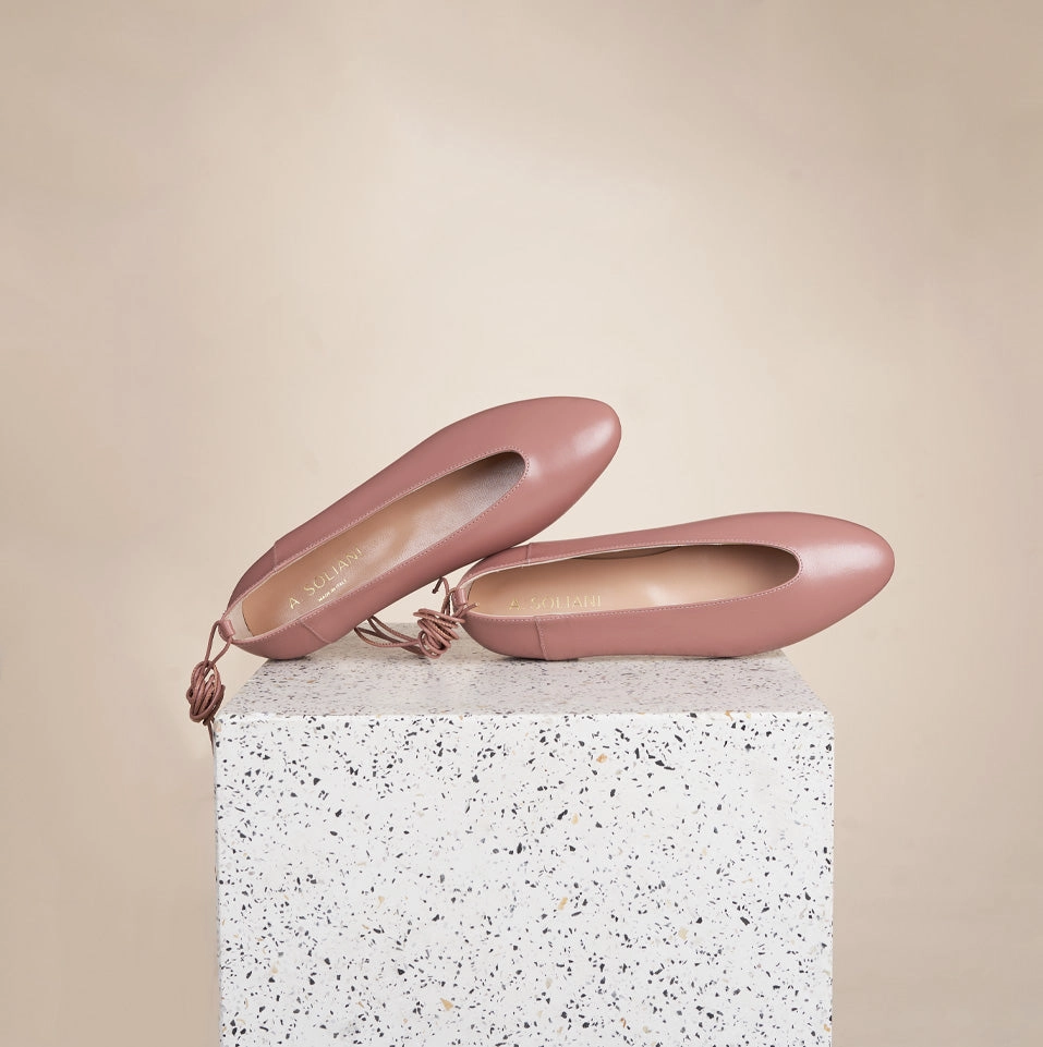 Scala - Dusty Rose (Removable Ties) Side Street Elastic Fit