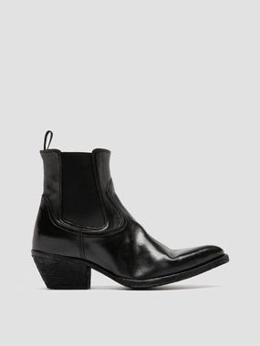 Cool Seasons WANDA DD 102 - Black Leather Chelsea Boots