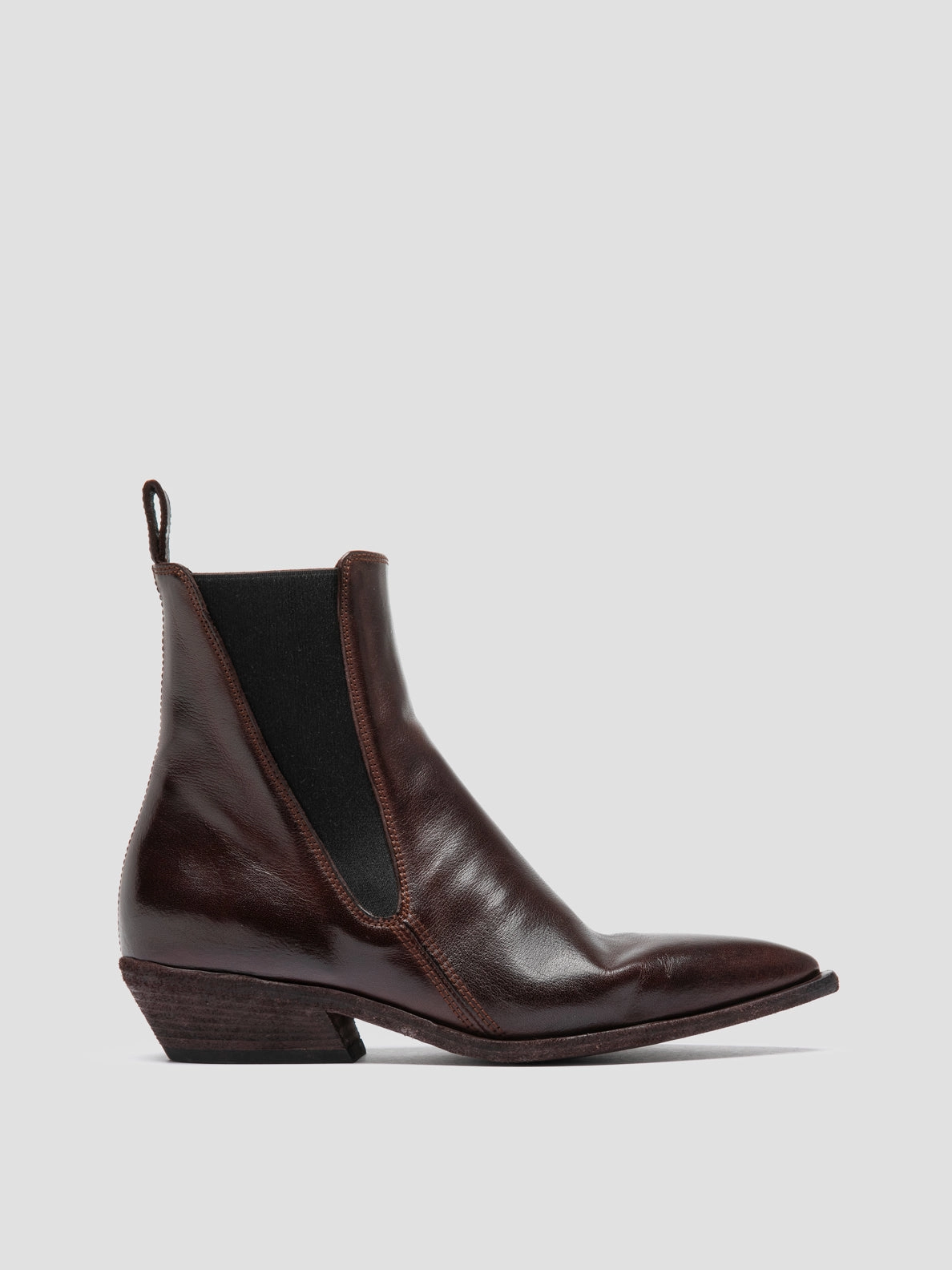 NOELIE DD 101 - Burgundy Leather Chelsea Boots Versatile Footwear