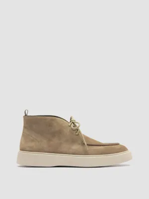 Puddle Safe Cushioned Step Urban Traveler FRAME 002 - Taupe Suede Chukka Boots