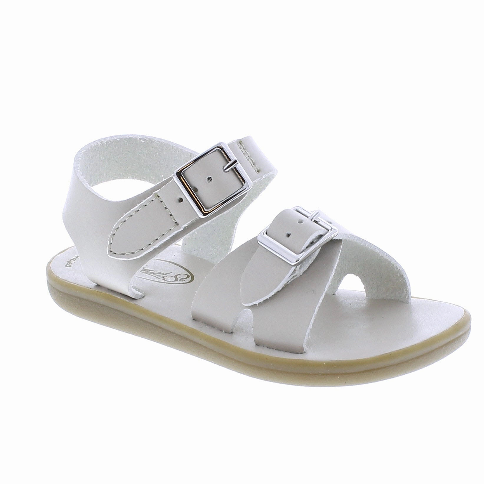 Cushioned Comfort Slip On Design Eco-Tide Velcro Ecru Waterproof Sandal ?C Durable & Lightweight Kids?? Summer Shoe