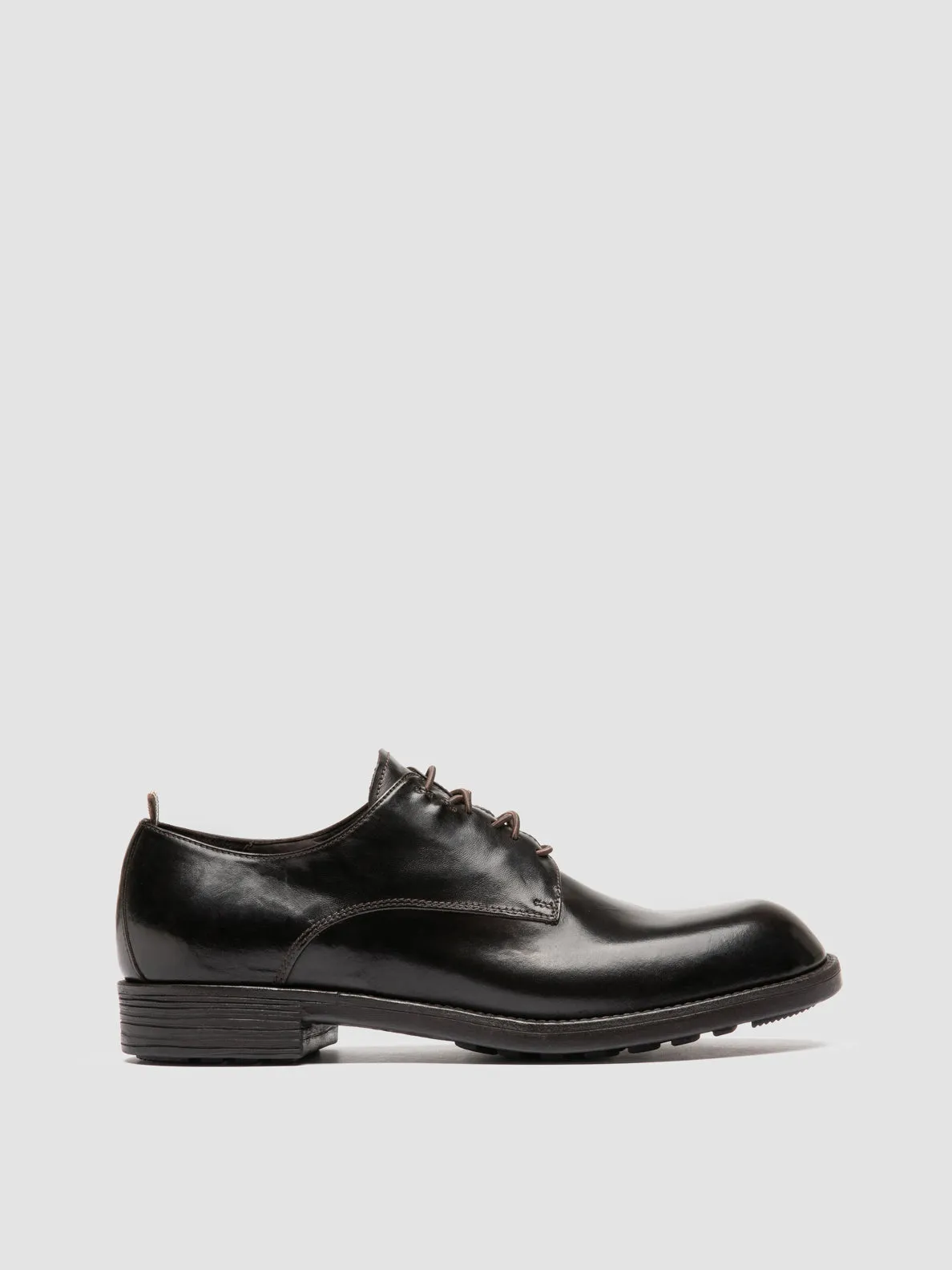 DIARY 009 - Brown Leather Derby Shoes Supportive Core Office Workers