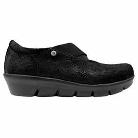 Urban Style Wolky Cursa Palm Metal Black Suede Shoe (Women's)