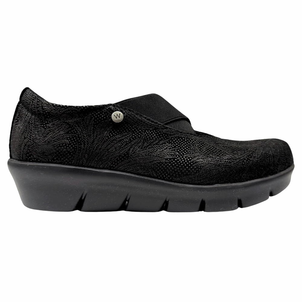 Urban Style Wolky Cursa Palm Metal Black Suede Shoe (Women's)