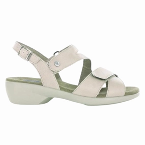 All-Purpose Footwear Party Pop Wolky Fria Beige Leather Sandal (Women's)