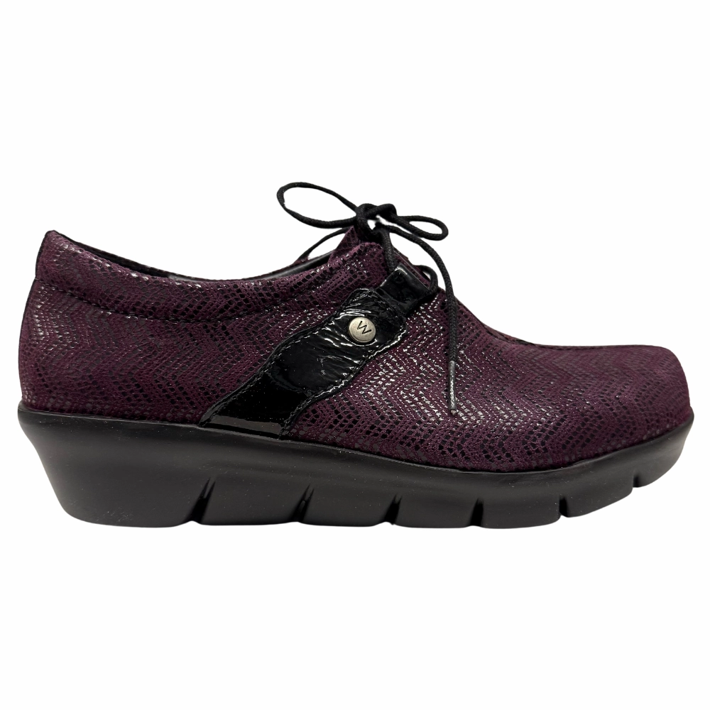 Forest Step Wolky Muse Purple Venus Leather Shoe (Women's)