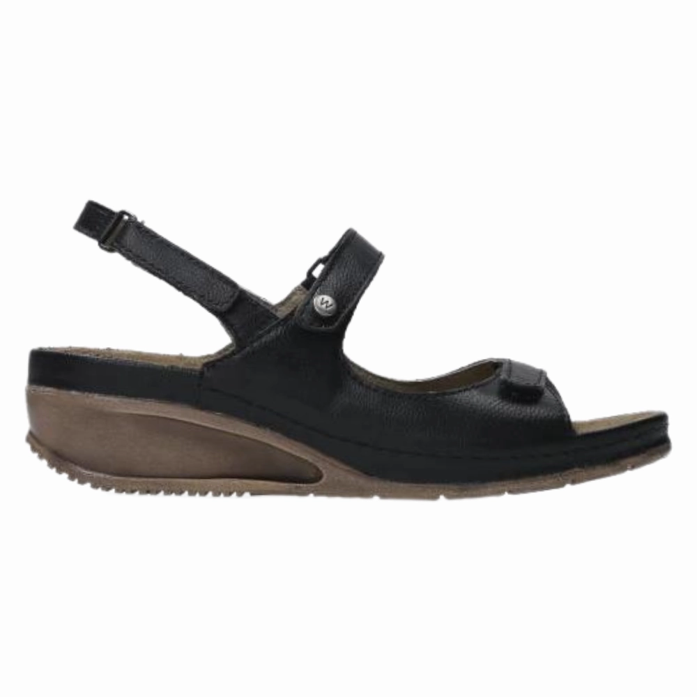 Trend Alert Wolky Pica Biocare Black Sandal (Women's)