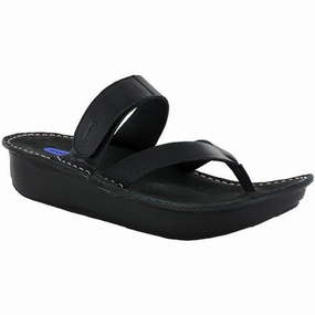 Practical Stylish Breath Arch Wolky Tahiti Sandal Black Mighty Leather (Women's)