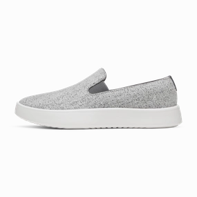 Easy Vibe sports Women's Wool Cruiser Slip On - Medium Grey (Blizzard Sole)