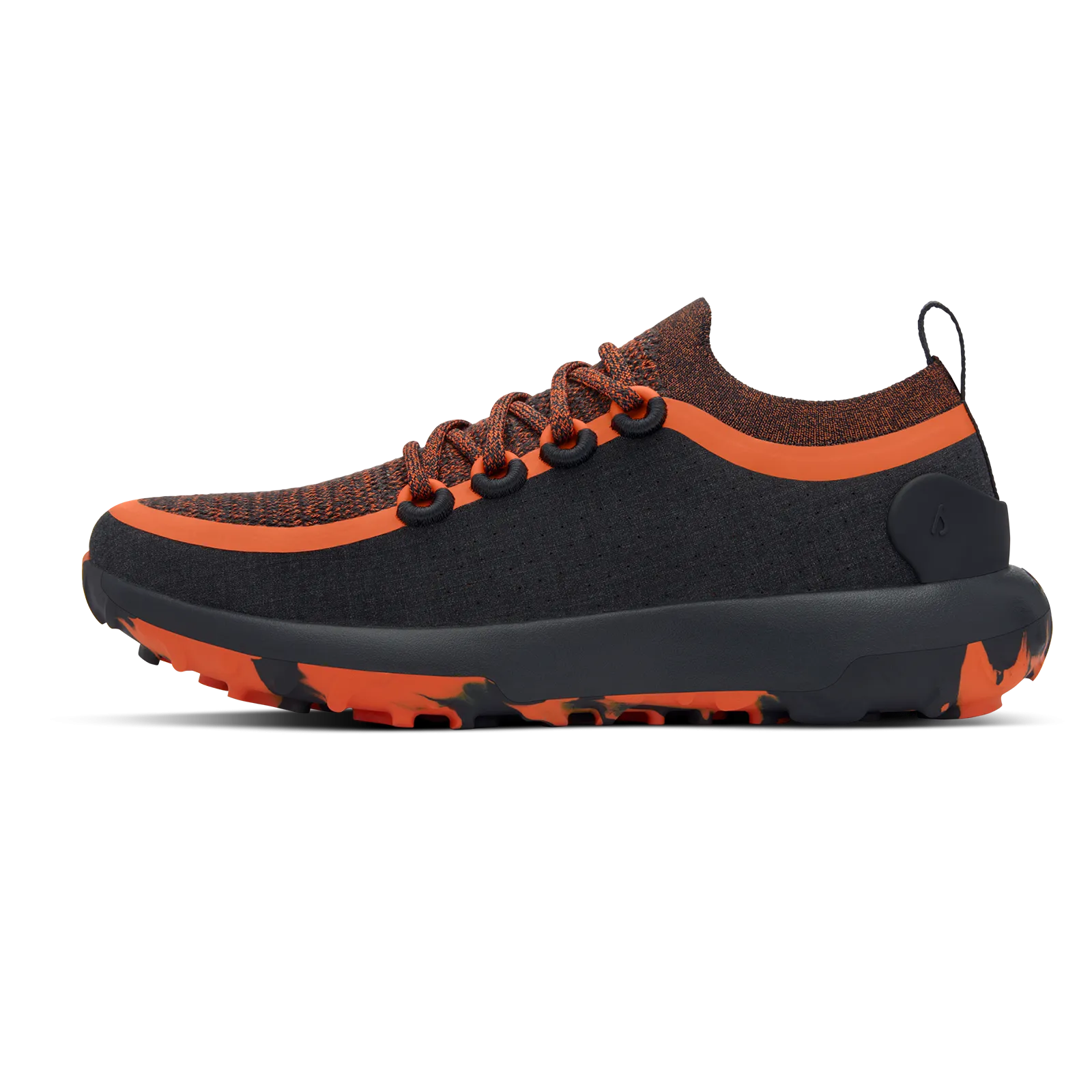 Quick Drying Casual Wear Women's Trail Runner - Natural Black (Buoyant Orange Sole)