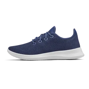Stretchable Upper Women's Tree Runner - Marine Blue (White Sole)