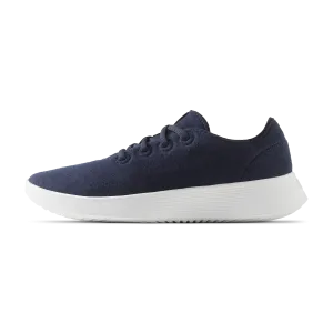 Secure Women's Wool Runner Go - Deep Navy (Blizzard Sole)