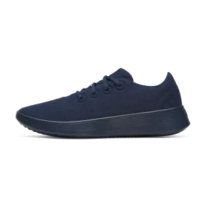Women's Wool Runner Go - Deep Navy (True Navy Sole) Natural Fiber Lining