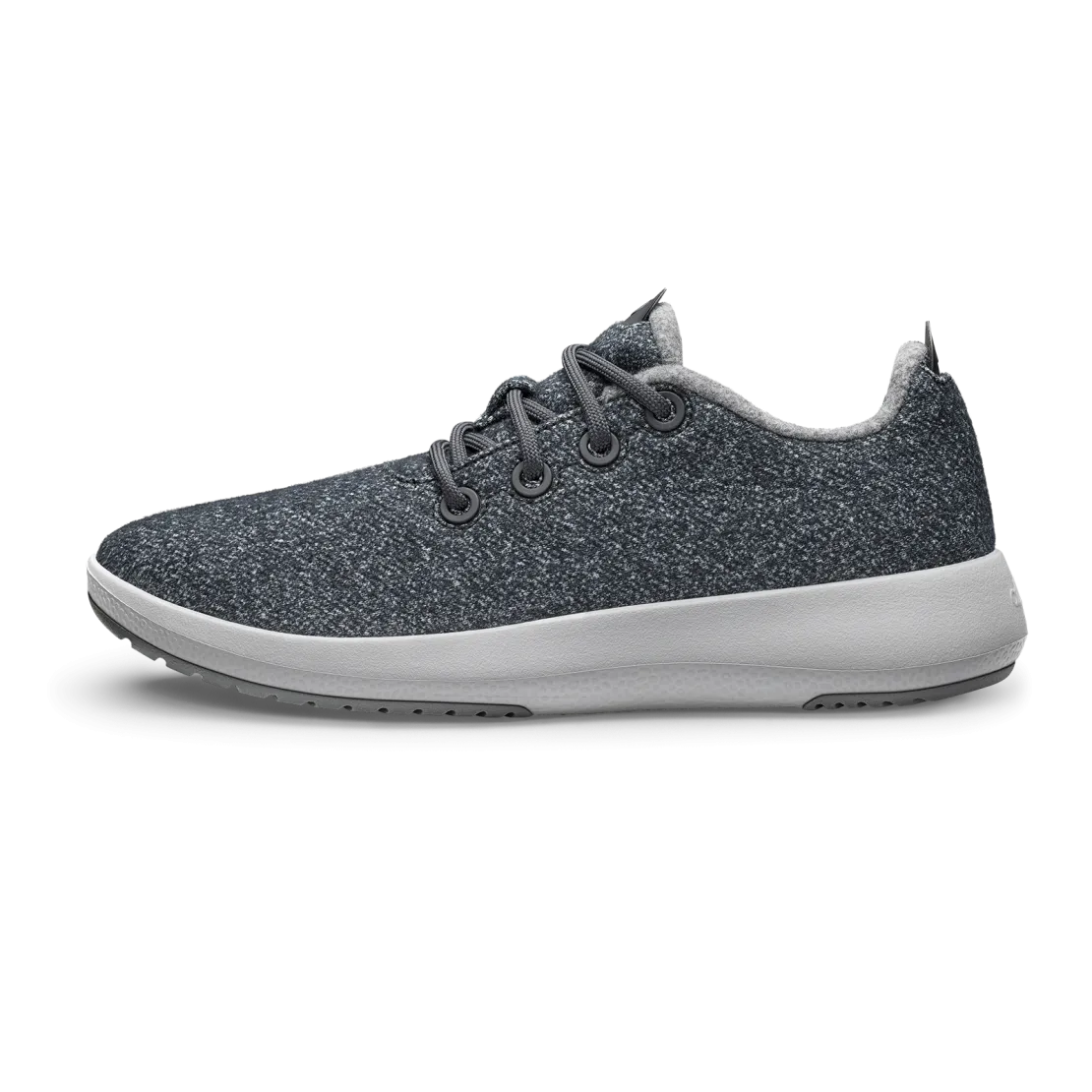 Sturdy Build Swift Path Women's Wool Runner Mizzle - Dark Grey (Light Grey Sole)