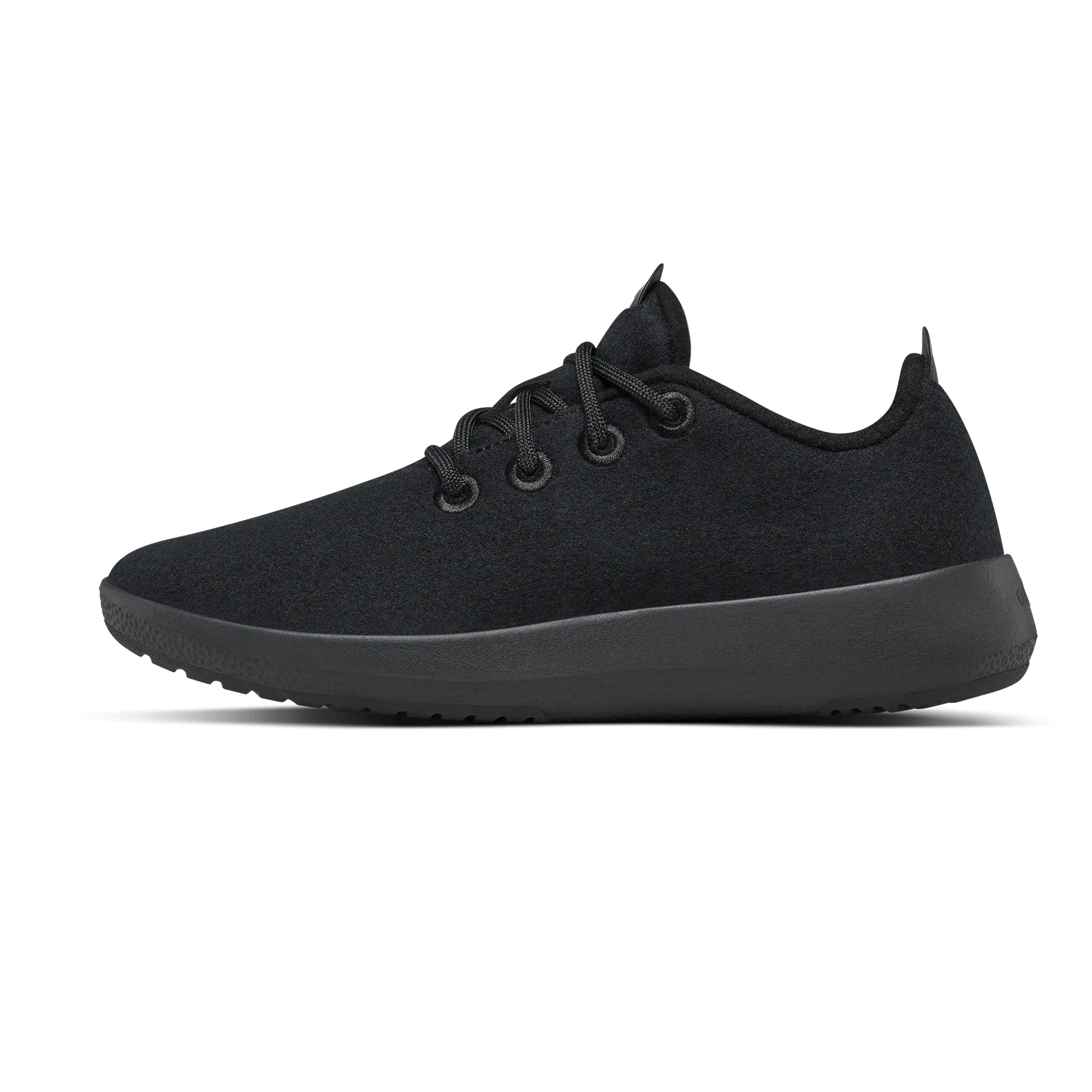Women's Wool Runner Mizzle - True Black (Black Sole) Shock Absorbing Midsole Durable Build Weekend Errands