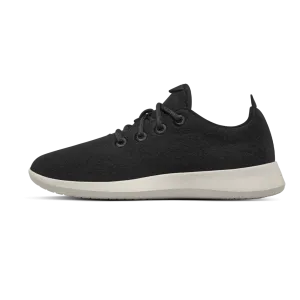 Street Run Sand Move Women's Wool Runner - True Black (Cream Sole)