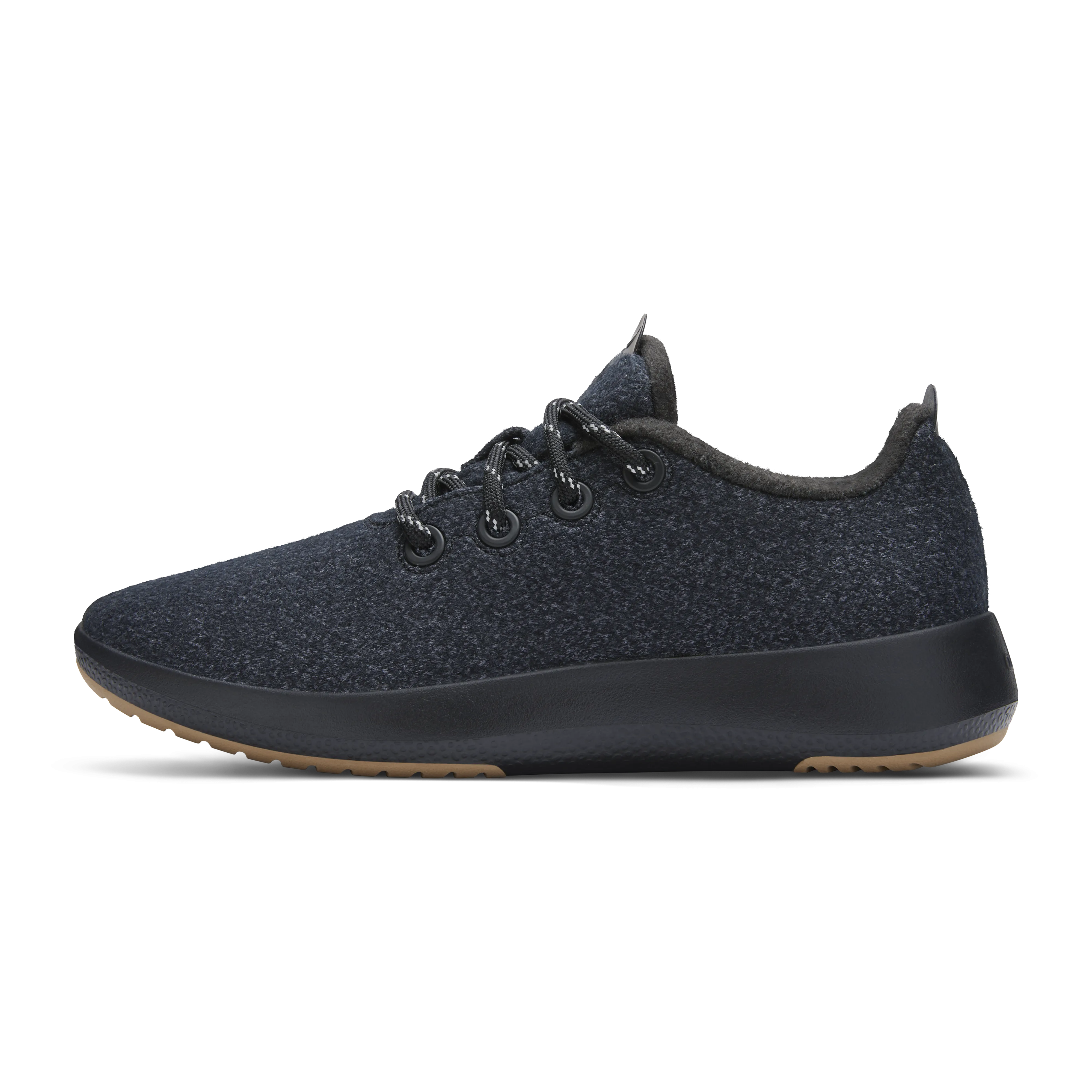 Women's Wool Runner-up Mizzle - Natural Black (Rugged Khaki Sole) Ultra Light Construction