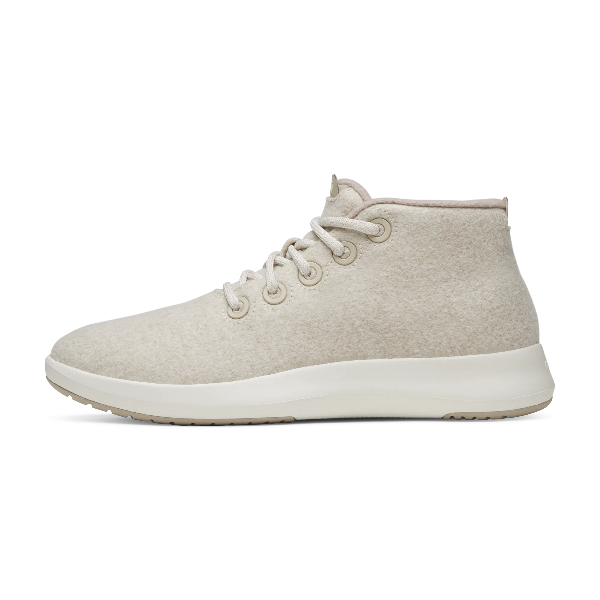 Women's Wool Runner-up Mizzle - Stony Cream (Natural White Sole) Low Arch