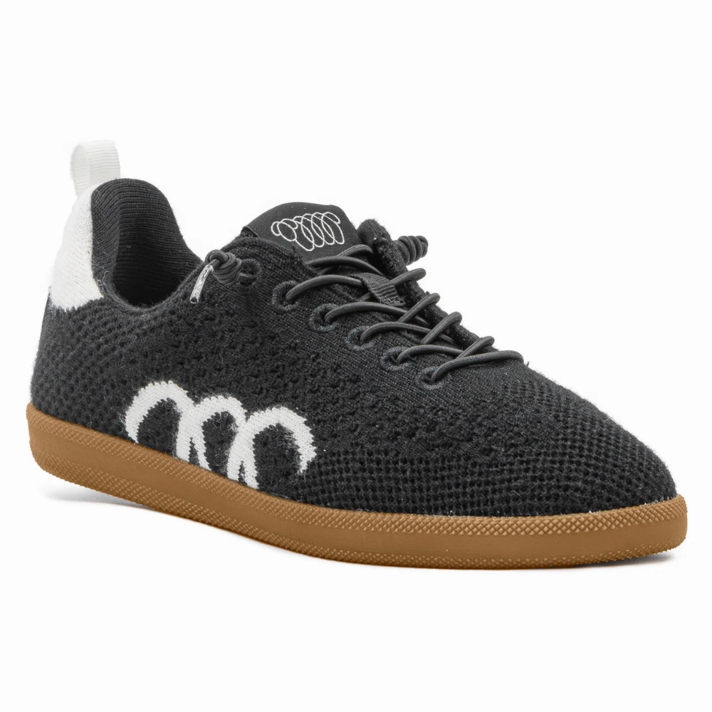 Woolloomooloo Engadine Jet Merino Wool Sneaker (Unisex) Foot Hug