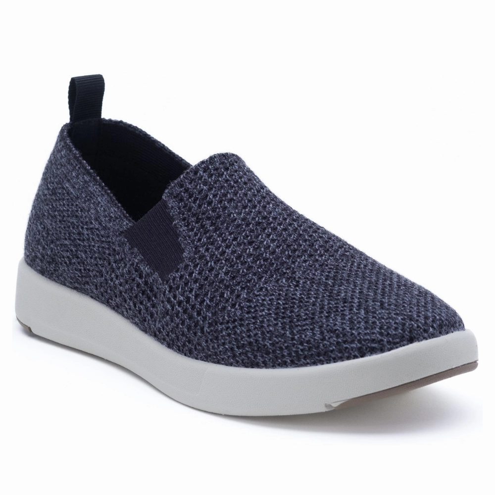 Woolloomooloo Suffolk Black Merino Wool Slip-On (Unisex) Easy matching Daily Favorite