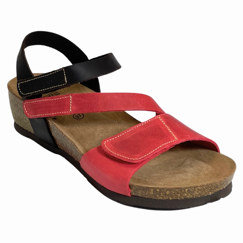 Metal Shine Cushion Lining Sabatini Skyler Rosso/T.Moro Crazy Sandal (Women's)