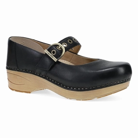 Kick Power King Strong XP 2.0 Mary Jane Clog Black Leather