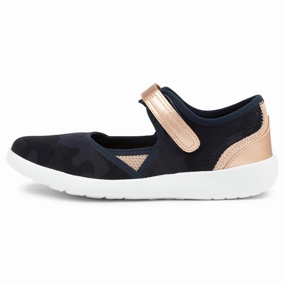 Ziera Ushery Navy/Rose Gold Neoprene Shoe (Women's) Heat Day