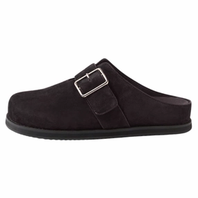 Evening Hike Ziera Moris Black Suede Mule (Women's)