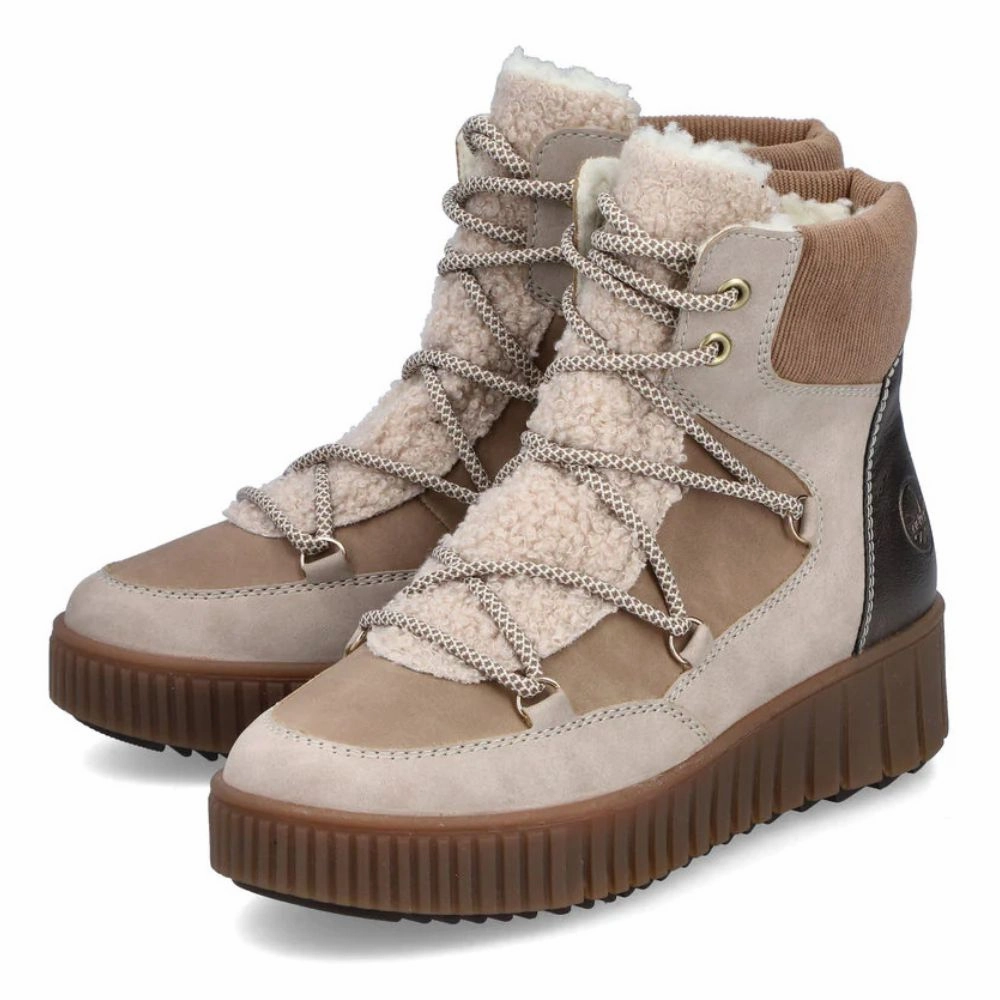 Ergonomic Fit Street Ready Rieker Trudie 20 Champignon/Camel Winter Boot (Women's)